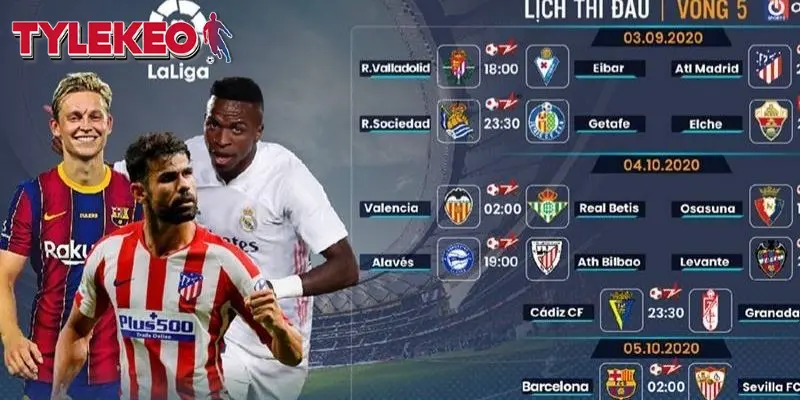 Lịch Thi Đấu La Liga